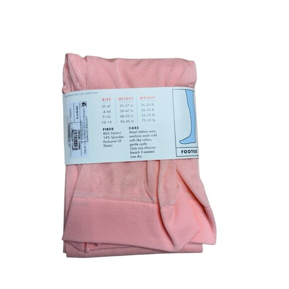 CAT & JACK TIGHTS PINK LOT OF 14 GIRLS SIZE M (7-10) 12 FOOTLESS 2 FOOTED NEW - Picture 5 of 6